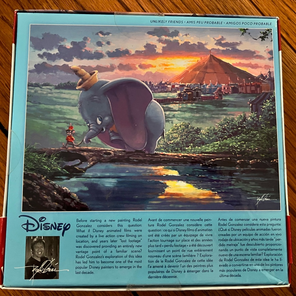550 piece Dumbo puzzle.